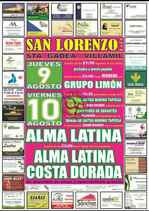 Fiestas de San Lorenzo 2018 en Santa Gadea y Villamil