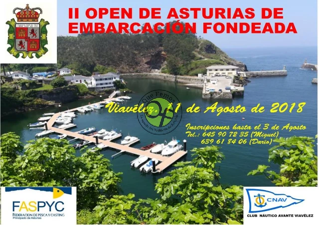 II Open de Asturias de Embarcación Fondeada 2018 en Viavélez