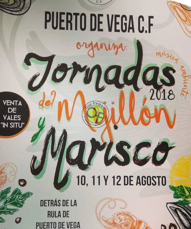 El Puerto de Vega C.F. organiza las Jornadas del Mejillón y el Marisco 2018