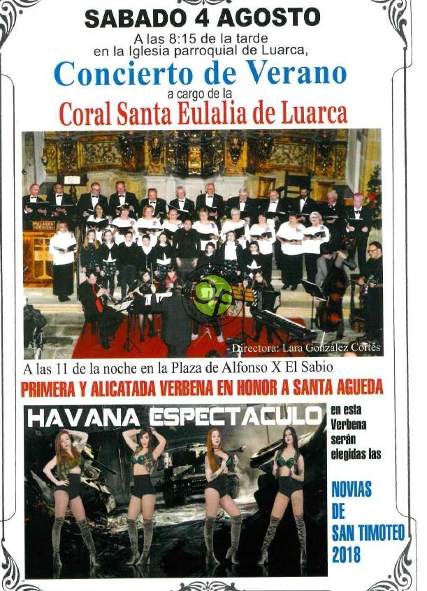 La Coral Santa Eulalia de Luarca ofrece su Concierto de Verano