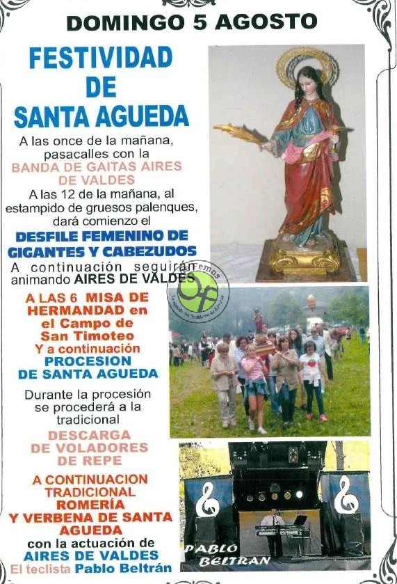 Festividad de Santa Águeda 2018 en Luarca