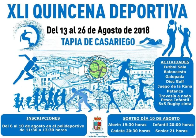 XLI Quincena Deportiva de Tapia de Casariego 2018
