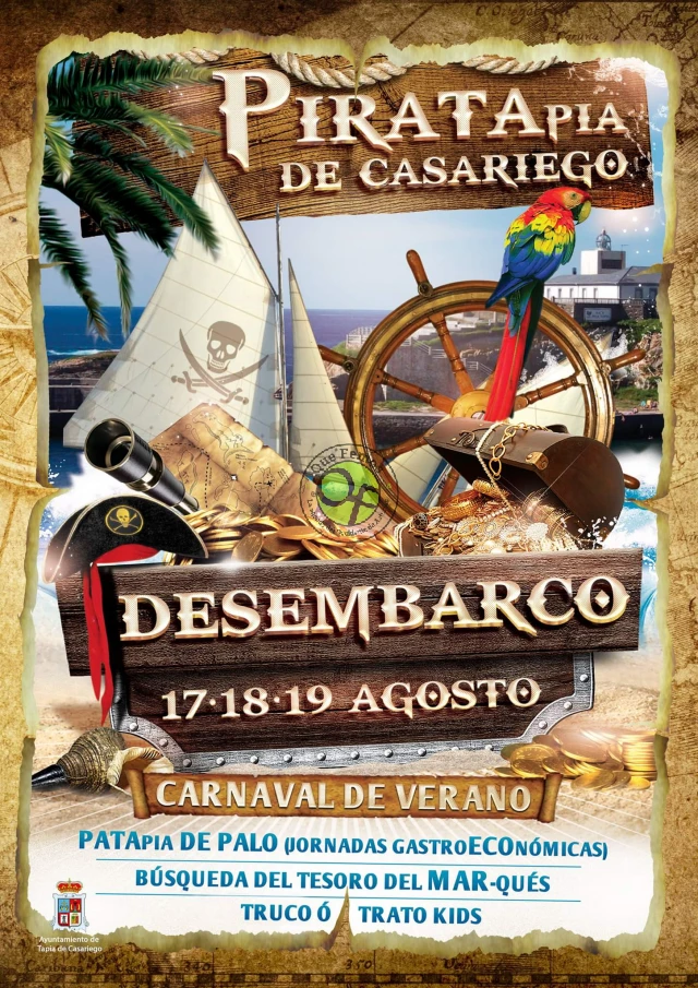 PiraTapia de Casariego 2018: el carnaval de verano llega a Tapia