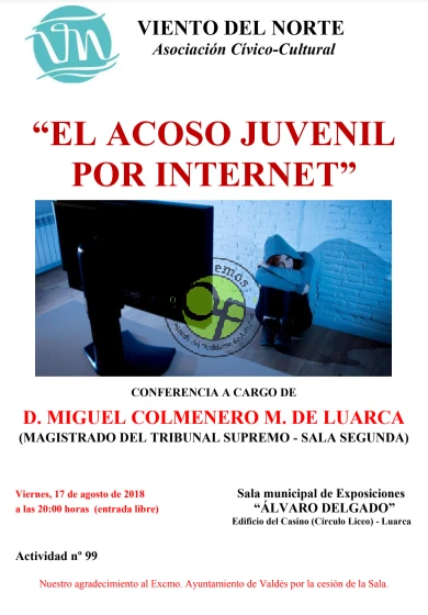 Luarca acoge una conferencia sobre el acoso juvenil en internet