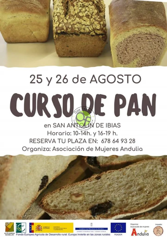 Curso de pan en San Antolín de Ibias
