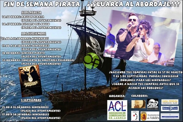Fin de semana pirata en Luarca 2018: ¡Luarca al abordaje!