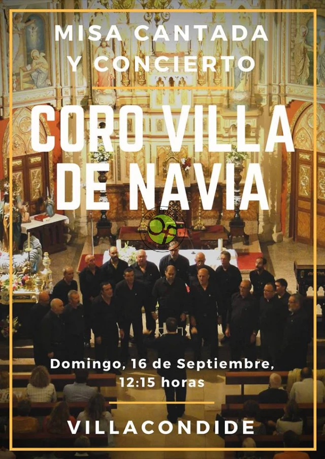 Misa cantada y concierto del Coro Villa de Navia en Villacondide