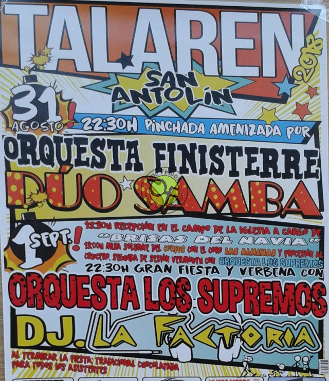 Fiestas de San Antolín 2018 en Talarén