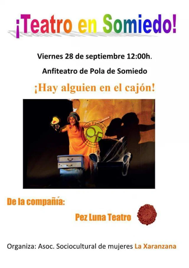 La compañía Pez Luna Teatro representa la obra 