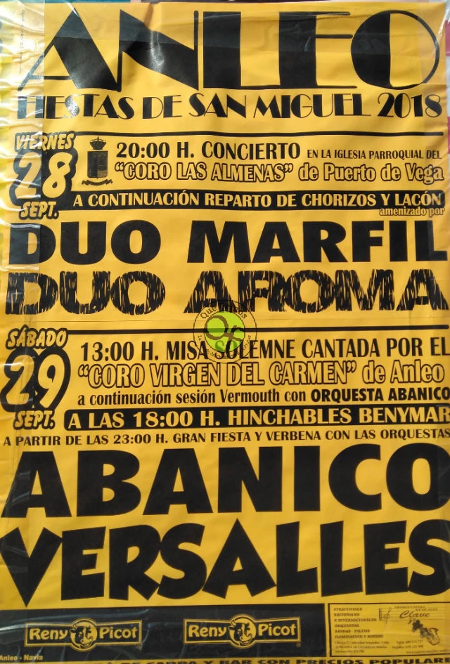 Fiestas de San Miguel 2018 en Anleo