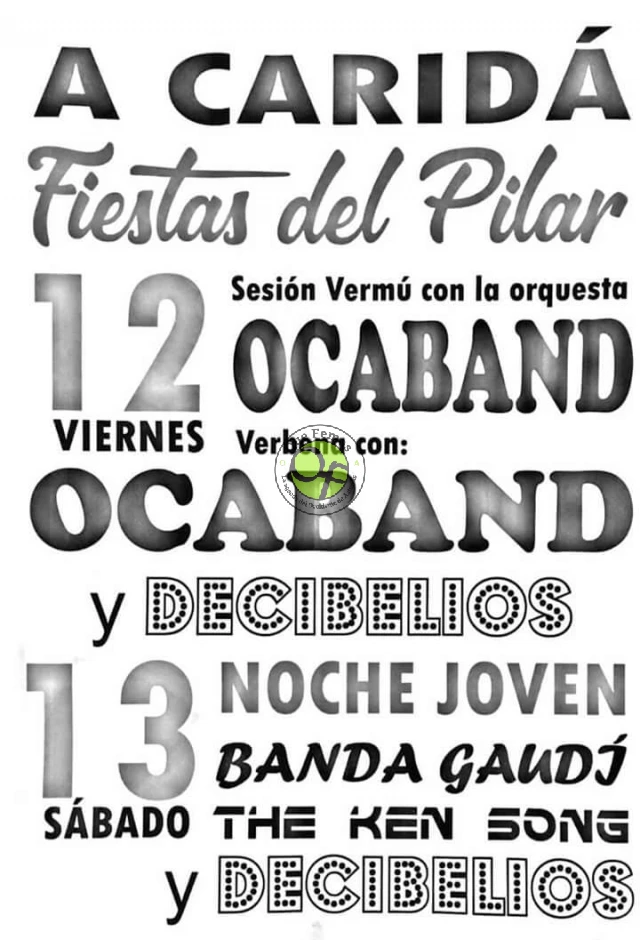 Fiestas del Pilar 2018 en A Caridá