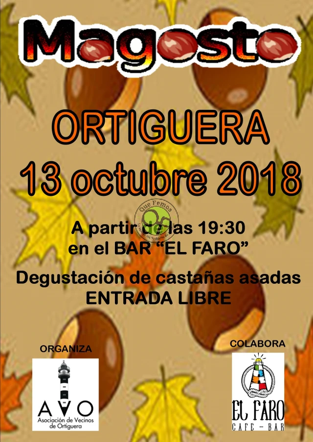 Ortiguera celebra el Magosto 2018