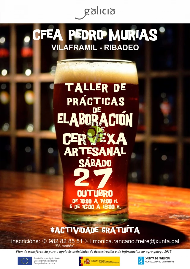 Artesanamente viaja a Galicia para impartir un taller de cerveza artesanal