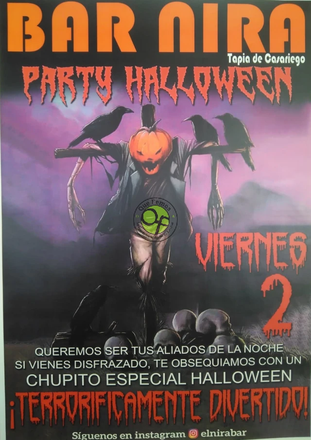 El Bar Nira celebra una terrorífica Party Halloween