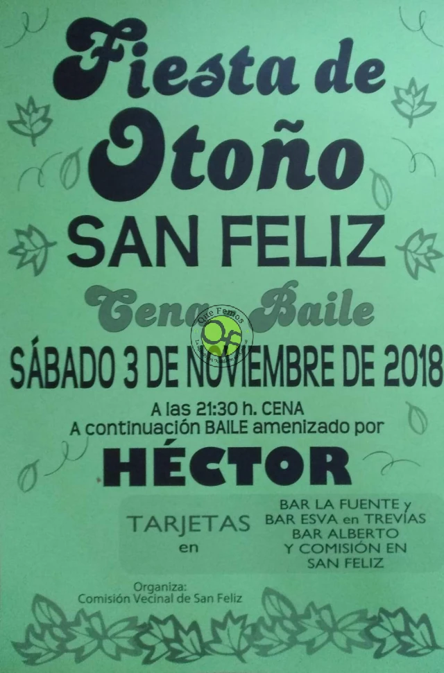 Fiesta de Otoño 2018 en San Feliz