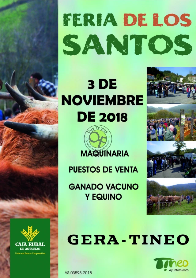 Feria de Los Santos 2018 en Xera (Tineo)