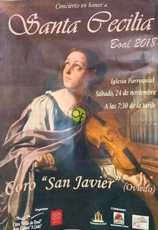 Concierto de Santa Cecilia 2018 en Boal