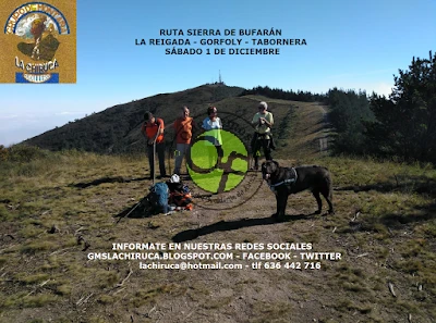 Grupo de Montaña La Chiruca: Ruta Sierra de Bufarán-La Reigada-Gorfoly-Tabornera