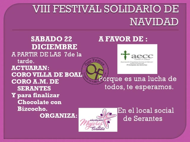 VIII Festival Solidario de Navidad en Serantes