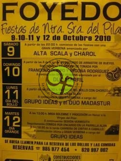 Fiestas de Nuestra Señora del Pilar en Foyedo 2010