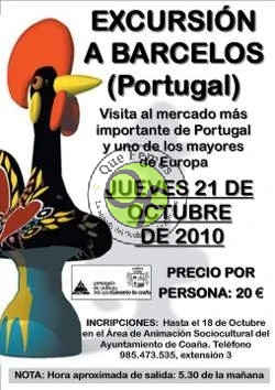 Coaña organiza una excursión a Barcelos (Portugal)