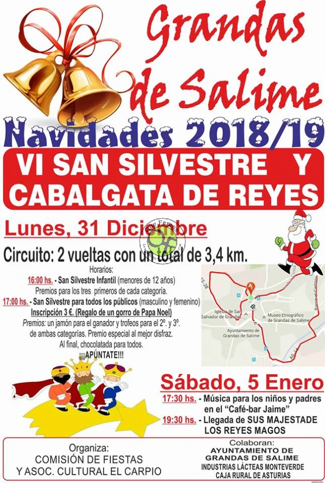 VI San Silvestre 2018 y Cabalgata de Reyes 2019 en Grandas de Salime