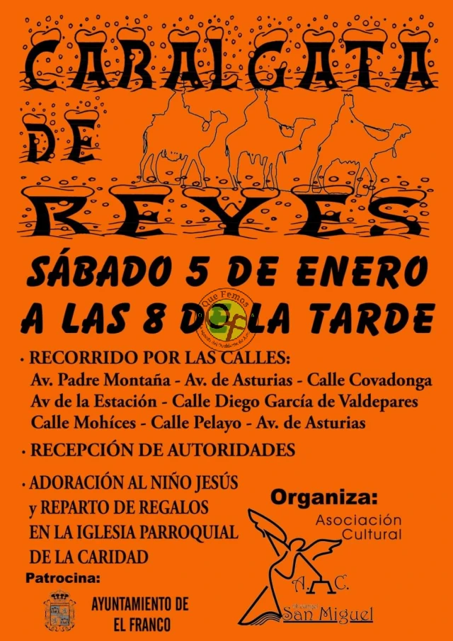 Cabalgata de Reyes 2019 en A Caridá