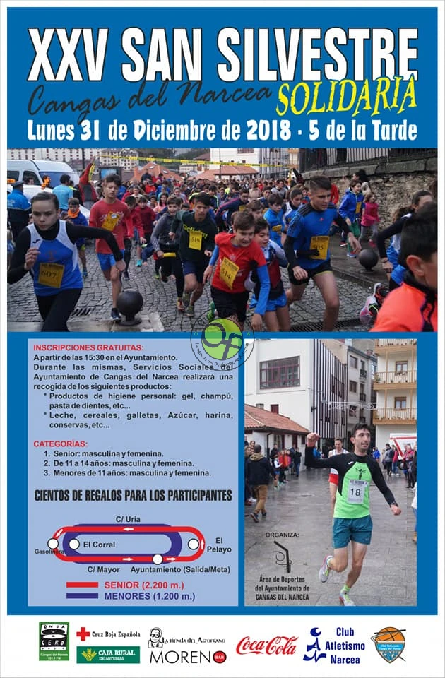 XXV San Silvestre Solidaria de Cangas del Narcea 2018