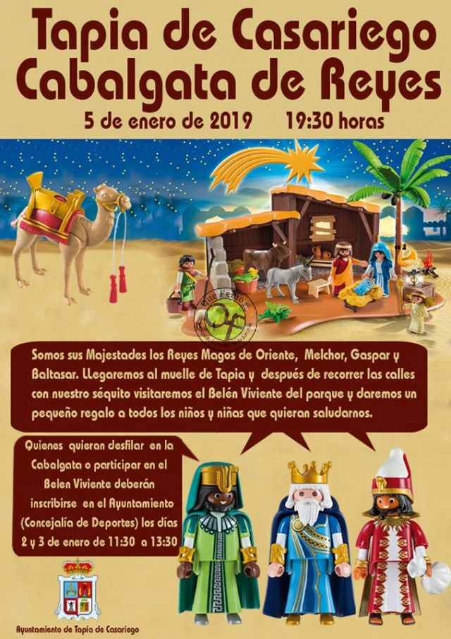 Cabalgata de Reyes 2019 en Tapia de Casariego