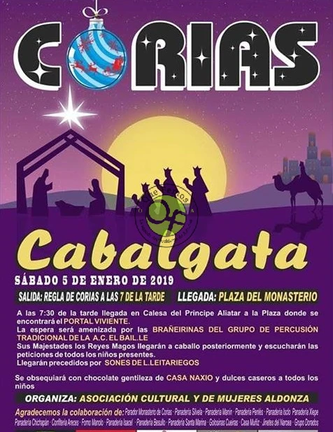 Cabalgata de Reyes 2019 en Corias