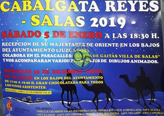 Cabalgata de Reyes 2019 en Salas