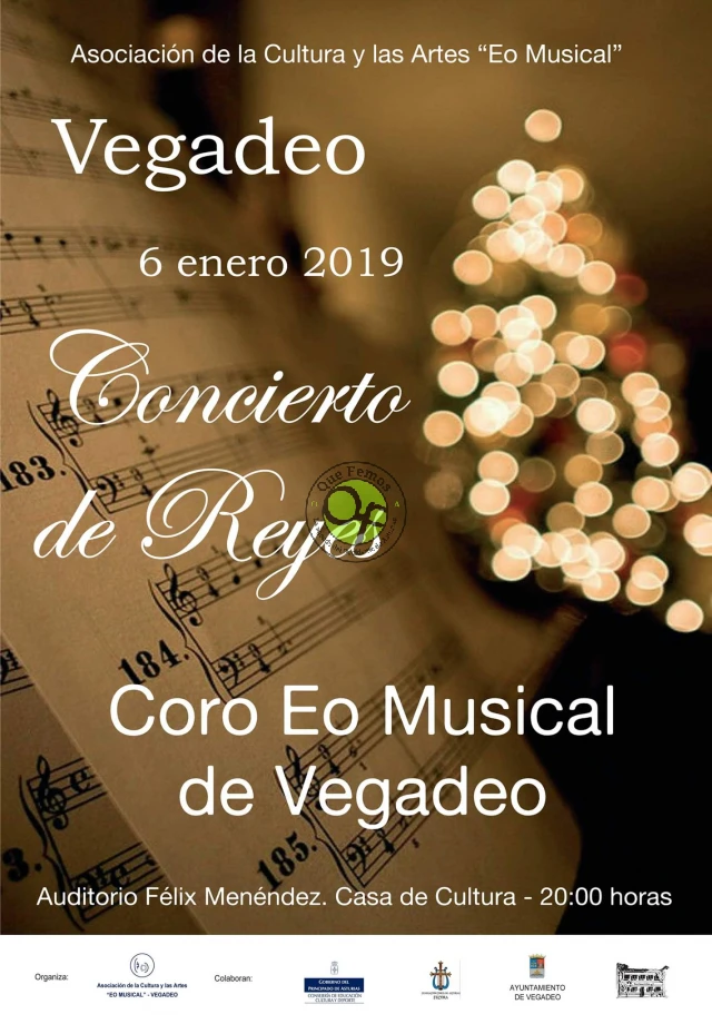 Concierto de Reyes 2019 en Vegadeo con el Coro Eo Musical
