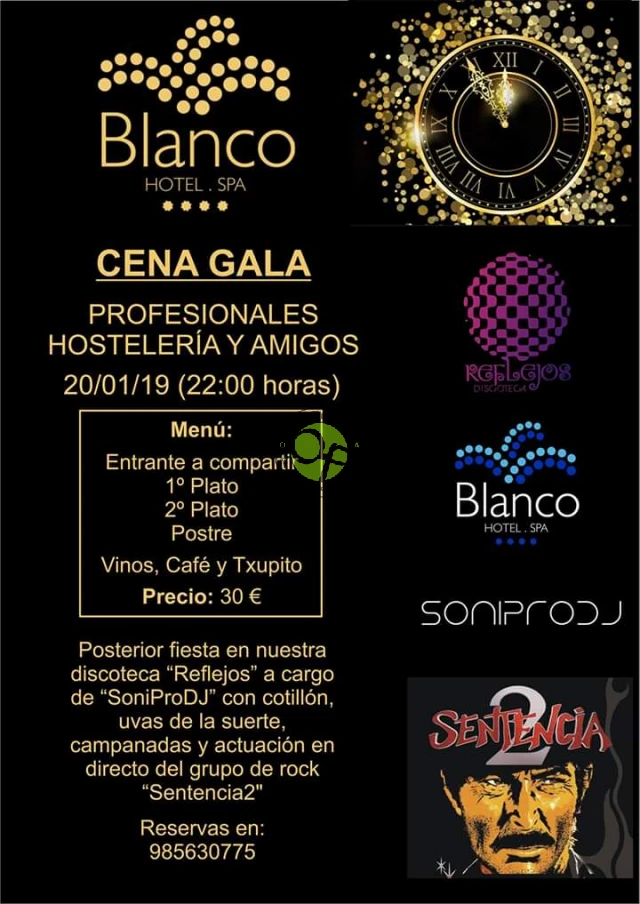 Cena-gala para los profesionales de la hostelería y amigos 2019 en el Blanco Hotel Spa
