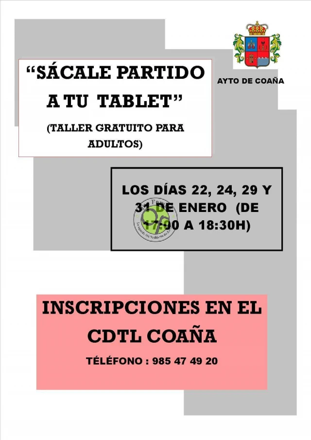 El CDTL de Coaña acoge el taller 