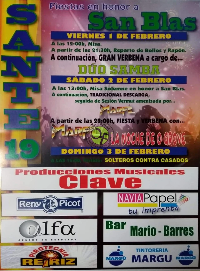 Fiestas de San Blas 2019 en Sante