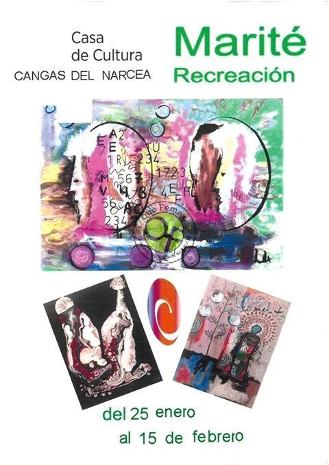 Exposición de Marité, cita con el arte en Cangas del Narcea