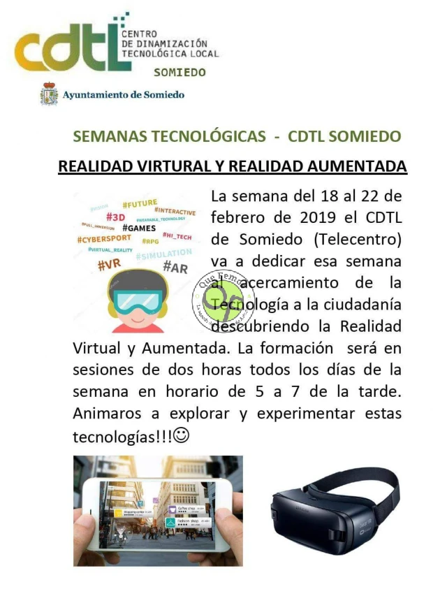 Realidad Virtual y Realidad Aumentada en el CDTL de Somiedo