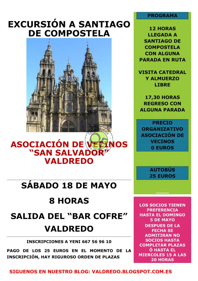 Valdredo visita Santiago de Compostela