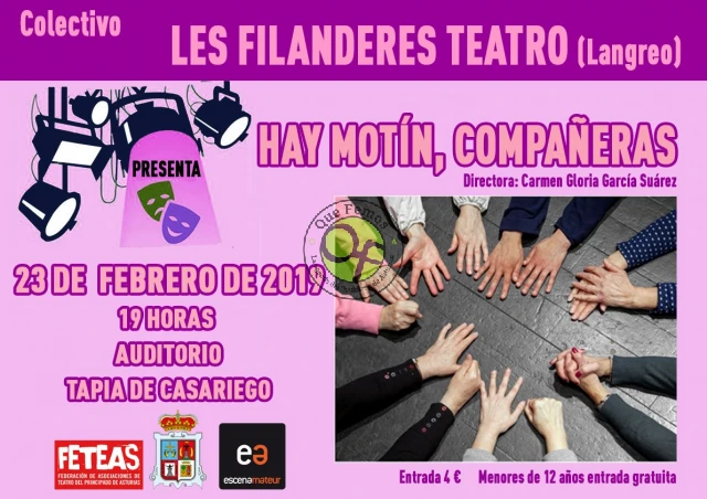 Les Filanderes Teatro visita Tapia con 