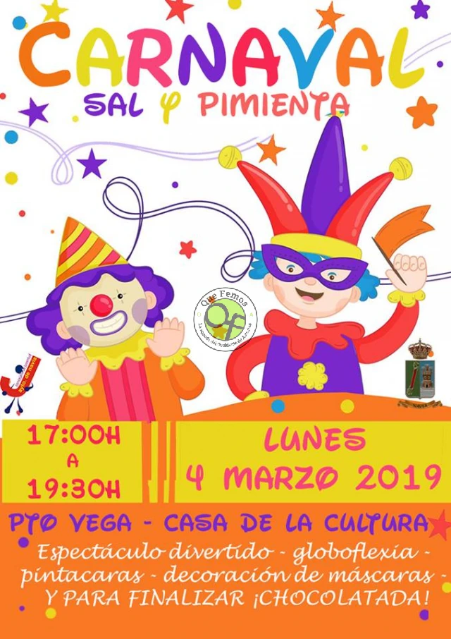 Carnaval Sal y Pimienta en Puerto de Vega