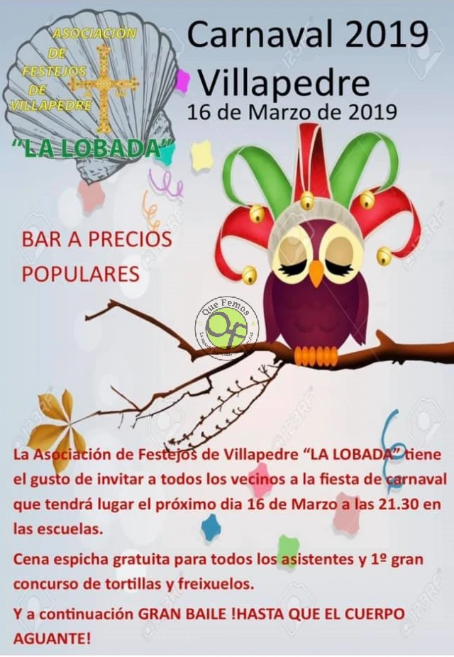 Carnaval 2019 en Villapedre