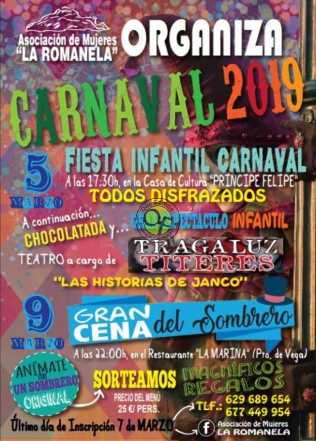 La Asociación de Mujeres La Romanela también celebra el Carnaval 2019