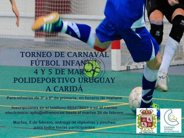 Torneo de Carnaval de Fútbol Infantil 2019 en A Caridá