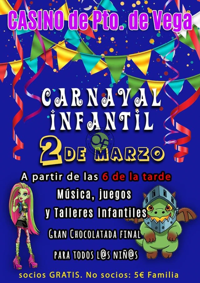 Carnaval infantil 2019 en Puerto de Vega