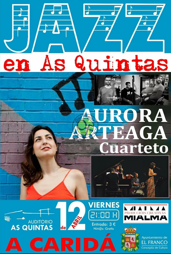 Aurora Arteaga Cuarteto, brillará en As Quintas