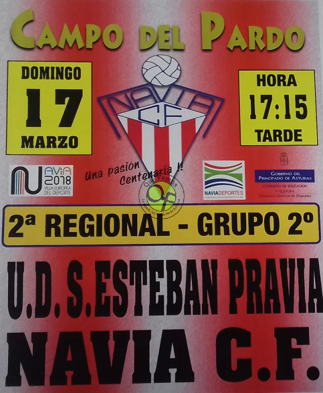 Navia C.F.-U.D. San Esteban de Pravia: 17 marzo 2019
