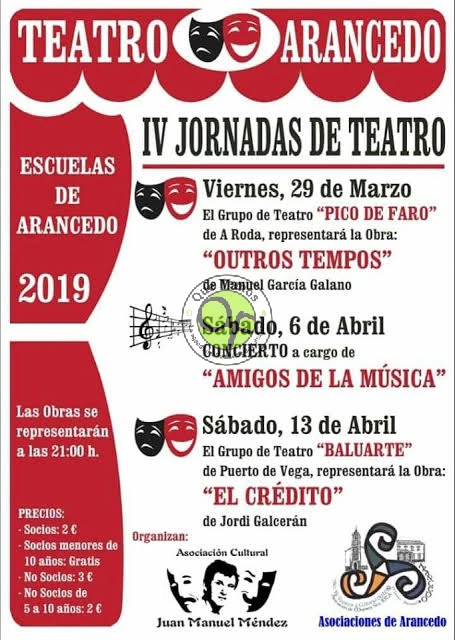 IV Jornadas de Teatro 2019 en Arancedo