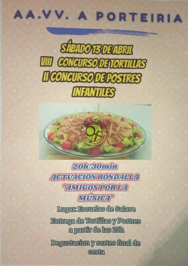 VIII Concurso de Tortillas y II Concurso de Postres Infantiles en Salave