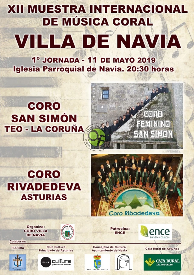 XII Muestra Internacional de Música Coral Villa de Navia 2019