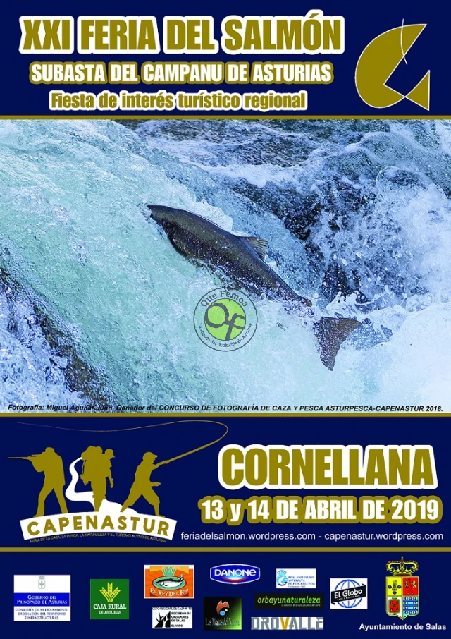 XXI Feria del Salmón subasta del Campanu de Asturias y VIII Capenastur 2019 en Cornellana